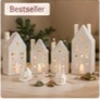 Adventshaus Set 4-teilig