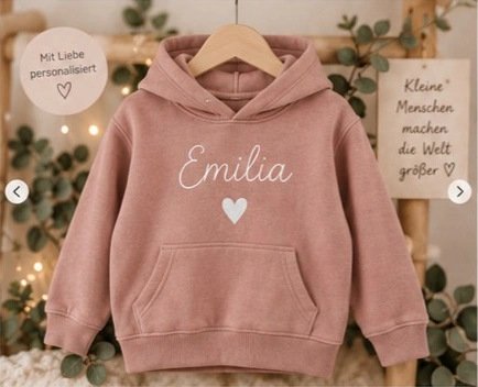 Kinder Hoodie mit Wunschname