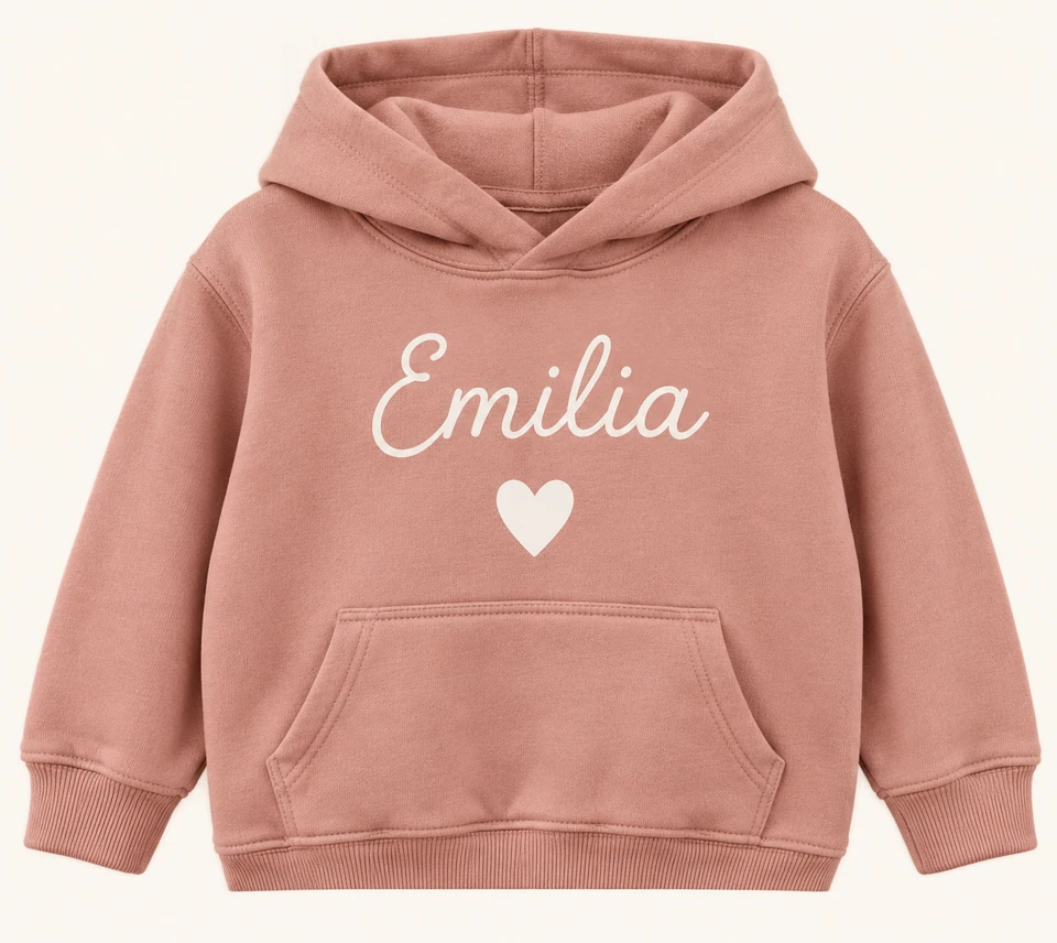 Personalisierbarer Kinder Hoodie als unverbindliche Vorschau